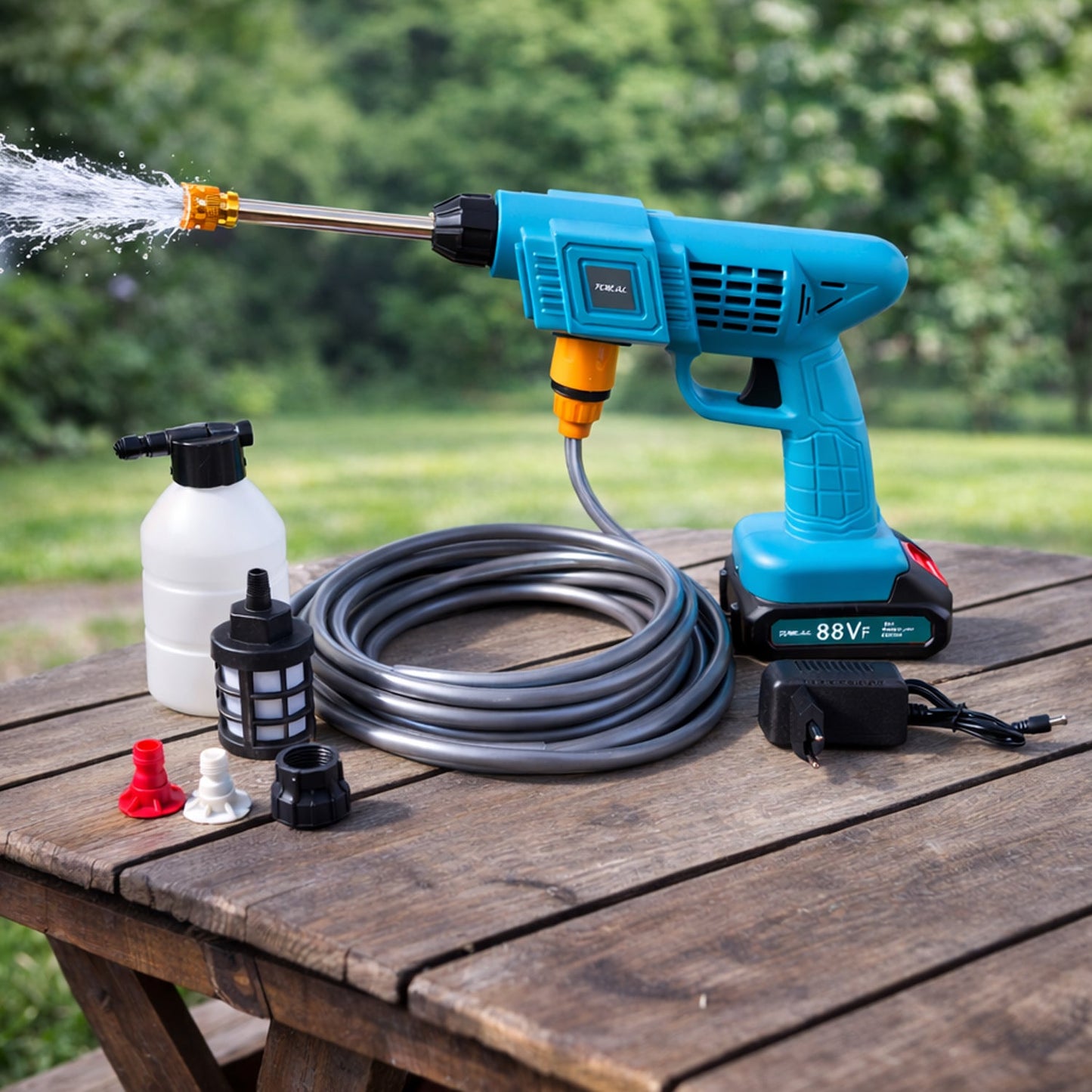  88VF Car Washer Gun Wireless High Pressure Washer Water - main product shot