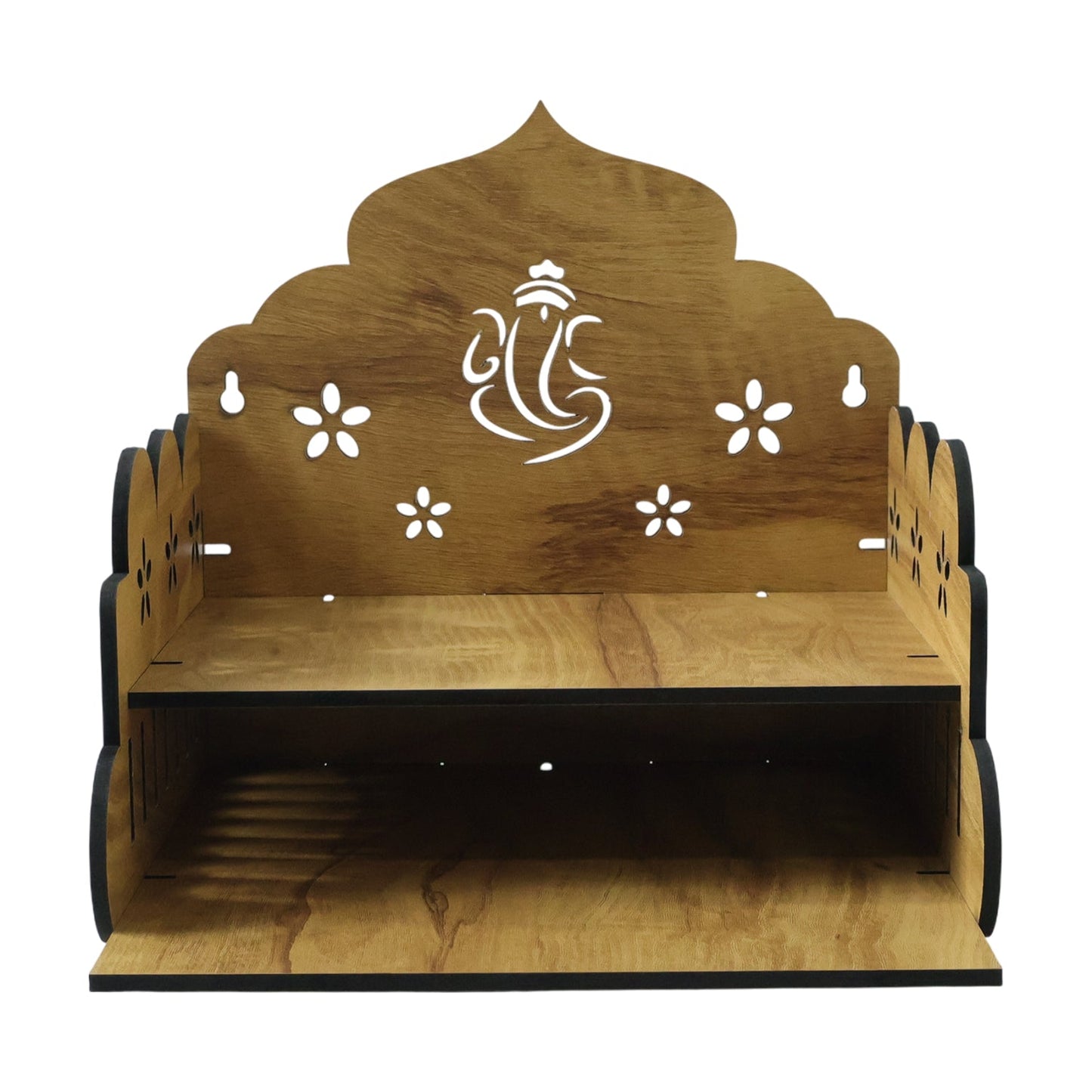 Wooden Temple Style Home Mandir stand for Pooja