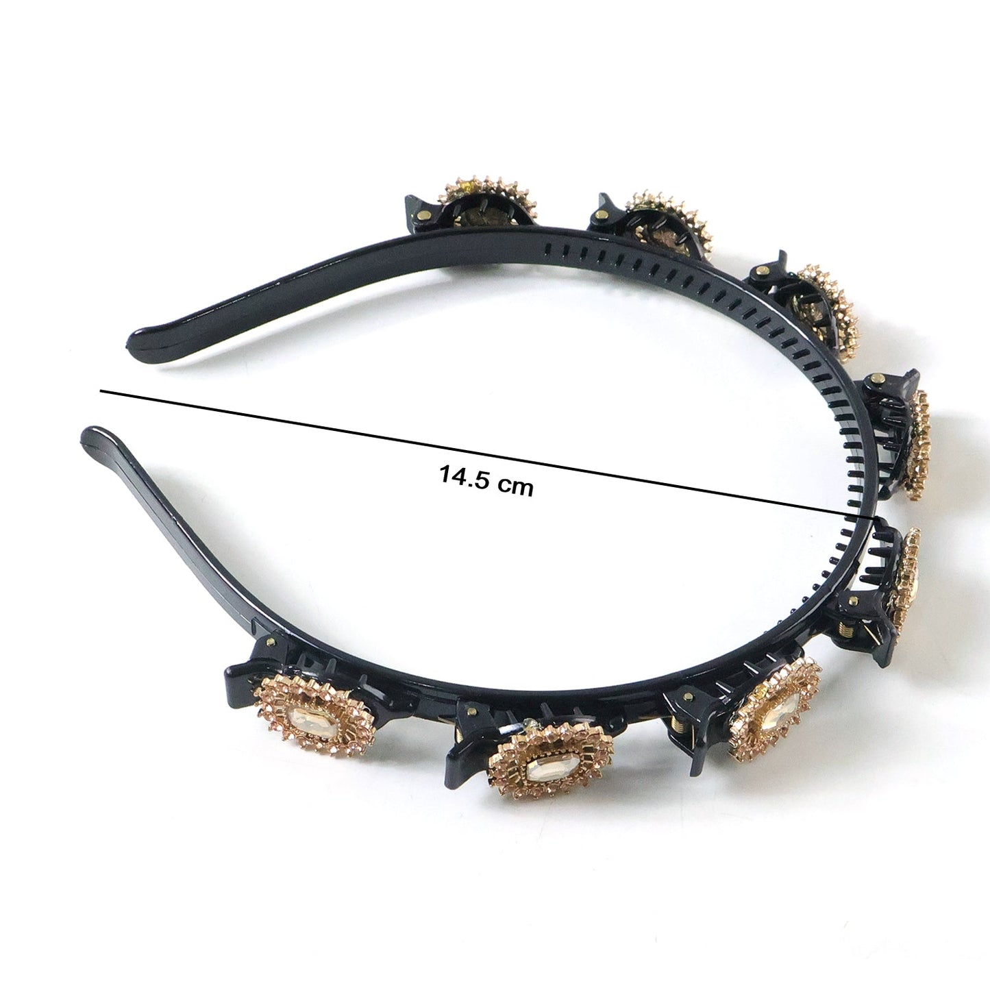 stylish gold stone headband