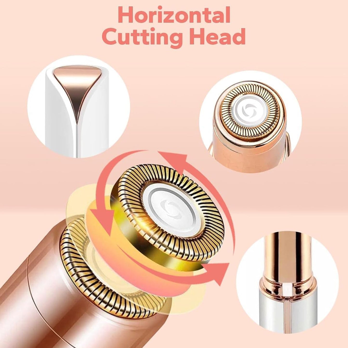 rechargeable beauty hair remover device