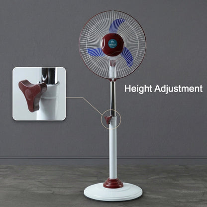  pedestal fan with built in light for emergency