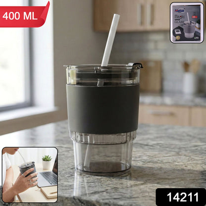400 ML Monaco Premium Transparent Plastic Cup, Tumbler