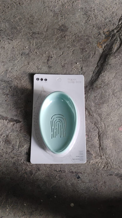 Plastic Soap Dish with Drain, Soap Holder Double-layer ,Sabudani (1 Pc)